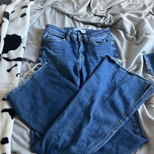 Buckle Flare jeans -worn a few times -high rise flare -size 24